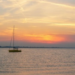 Sunset sailing